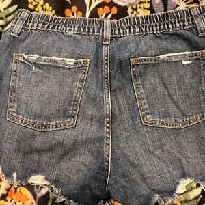 Denim shorts